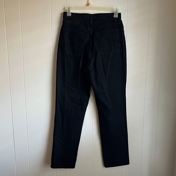 Abercrombie & Fitch Black 90’s Straight Ultra High Rise Curve Love Jeans Sz 10 - Picture 10 of 11